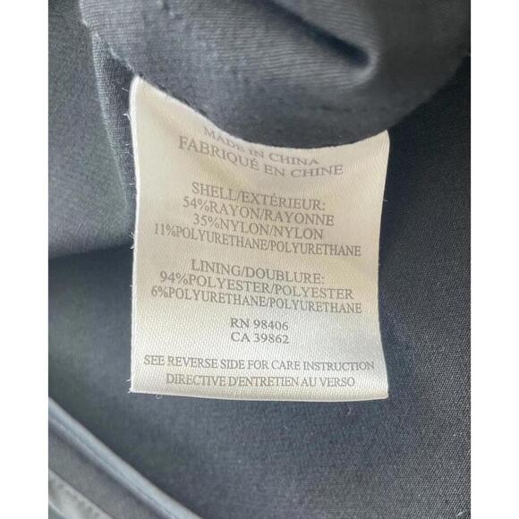 Theory Black Cap Sleeve A-Line Dress – Size 0 – Rayon Blend Workwear - Picture 7 of 7